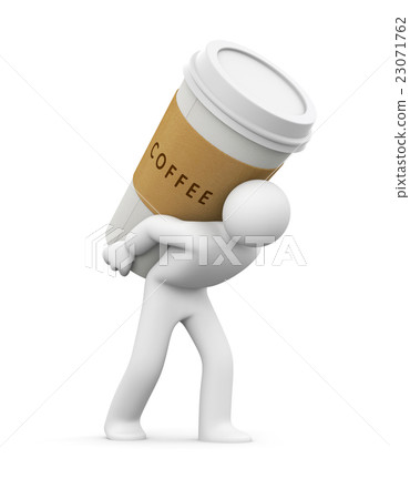 Person carries a cup of coffee 23071762