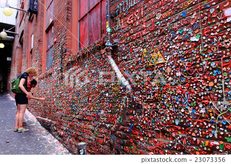 Gum Wall Seattle United States Gum Wall Seattle United States 23073356