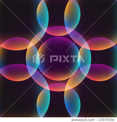 circle abstract vibrant background 23075056
