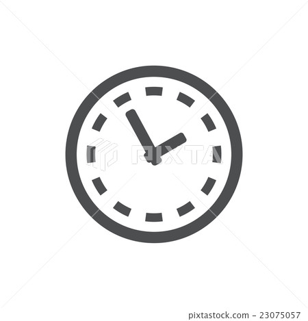 clock icon Symbol. 23075057