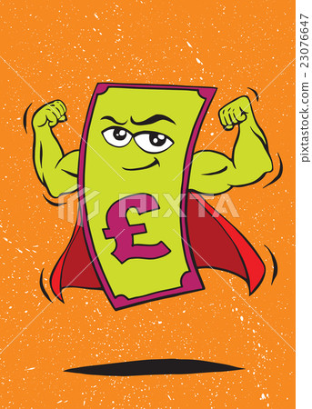 Strong money,Strong Pound,business concept,Vector Strong money,Strong Pound,business concept,Vector 23076647