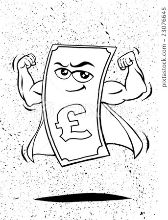 Strong money,Strong Pound,business concept,Vector Strong money,Strong Pound,business concept,Vector 23076648