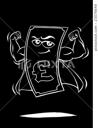 Strong money,Strong Pound,business concept,Vector Strong money,Strong Pound,business concept,Vector 23076649