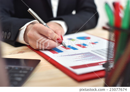 woman hand checks report woman hand checks report 23077674