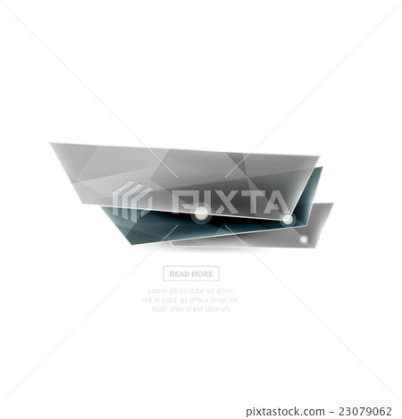Vector geometric shape ad promo banner Vector geometric shape ad promo banner 23079062