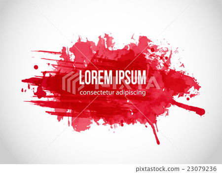 Big dark red splash on white background Big dark red splash on white background 23079236
