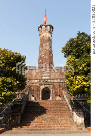 Flag lifting tower built in the Vietnam military history museum in Hanoi Flag lifting tower built in the Vietnam military history museum in Hanoi 23080825