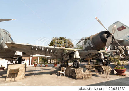 Sky Raider AD-6 of the US Navy exhibited at the Vietnam Military History Museum in Hanoi, Vietnam Sky Raider AD-6 of the US Navy exhibited at the Vietnam Military History Museum in Hanoi, Vietnam 23081381