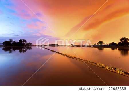 Reflection Sunrise in Bukit Mertajam Penang 23082886