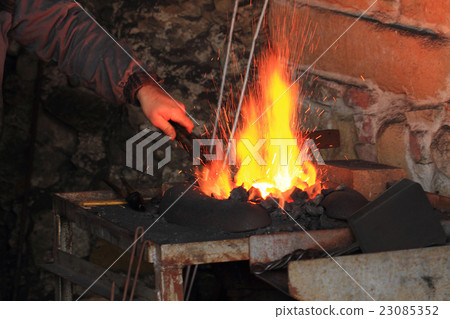 old smithery and fire 23085352