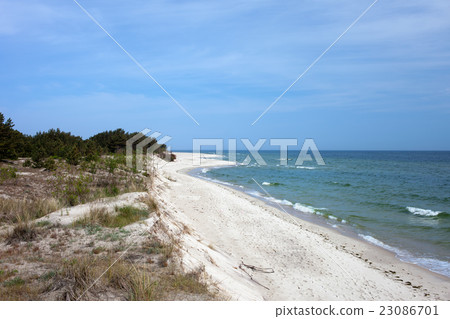 Hel Peninsula and Beach at Baltic Sea in Poland Hel Peninsula and Beach at Baltic Sea in Poland 23086701