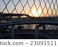 Senbonmatsu Ohashi (sunset bridge) at sunset 23091511