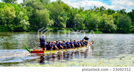 Dragon Boat Festival took place in Kiev Ukraine 23092352