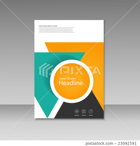 Vector cover design for brochure template Vector cover design for brochure template 23092591