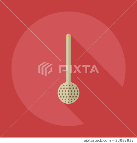 Flat modern design with shadow icons Ladle 23092932