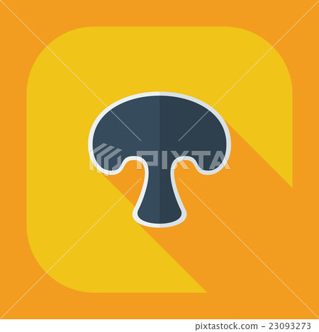 Flat modern design with shadow icons fungus Flat modern design with shadow icons fungus 23093273