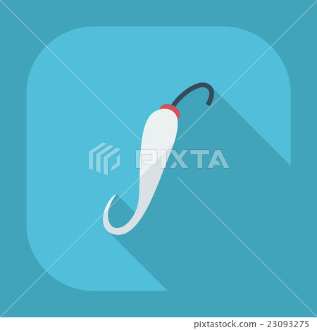 Flat modern design with shadow icons hot peppers Flat modern design with shadow icons hot peppers 23093275