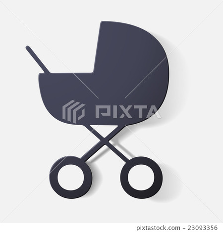 Paper clipped sticker: buggy 23093356