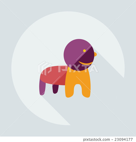 Flat modern design with shadow icons children 23094177