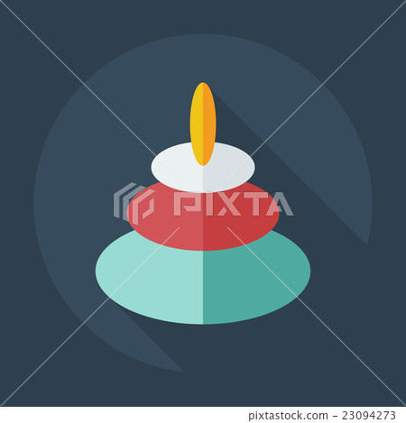 Flat modern design with shadow icons toys 23094273