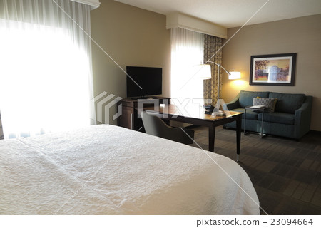 Semi-suite room in an American hotel Semi-suite room in an American hotel 23094664
