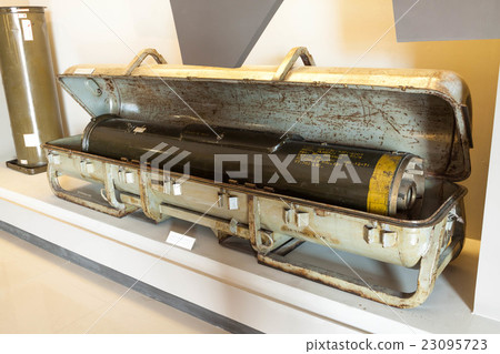 CBU-55B fuel vaporization bomb exhibited at the Danang museum in Danang, Vietnam 23095723