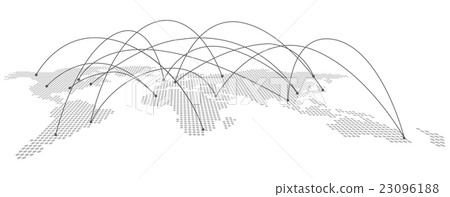矢量 世界 世界地圖 23096188