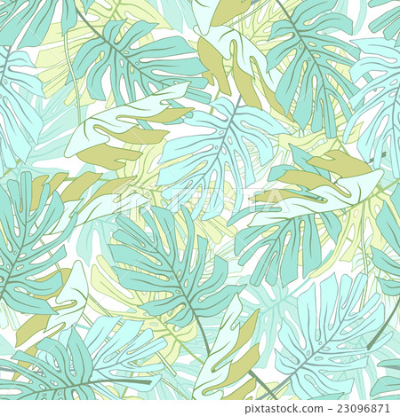 Tropical palm leaves. Tropical palm leaves. 23096871