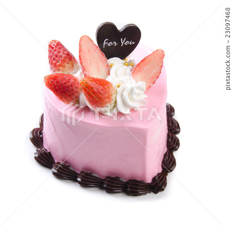cake, Ice-cream cake on background 23097468