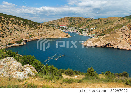Balaklava is popular Crimean resort. Bay former 23097602