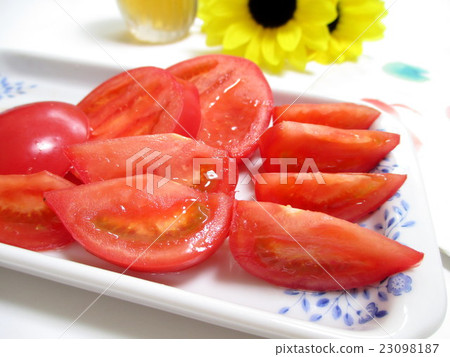 Summer cold and delicious chilled tomato in summer 23098187