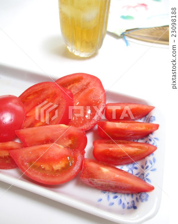 Summer cold and delicious chilled tomato in summer 23098188