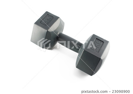 Dumbbell Isolated on White Background 23098900