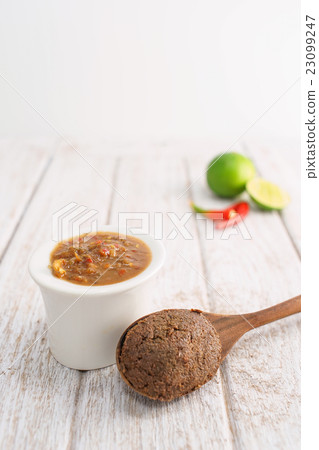 Thai Shrimp Paste Sauce , Focus Selection 23099247