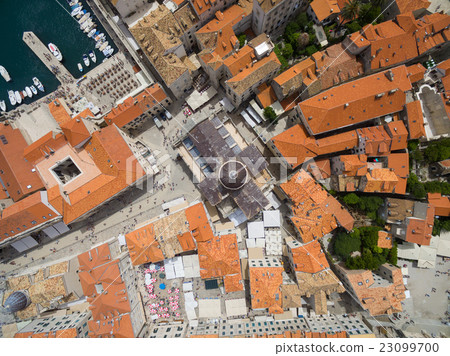 aerial view of Dubrovnik, Croatia. 23099700