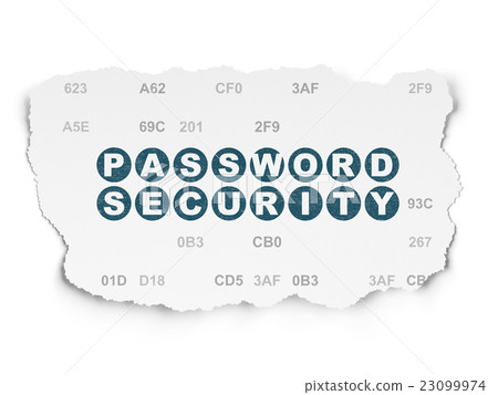 Safety concept: Password Security on Torn Paper Safety concept: Password Security on Torn Paper 23099974