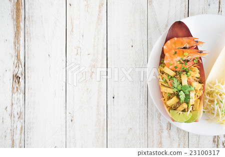 Asian Rice Noodle with Shrimp , PAD THAI Asian Rice Noodle with Shrimp , PAD THAI 23100317