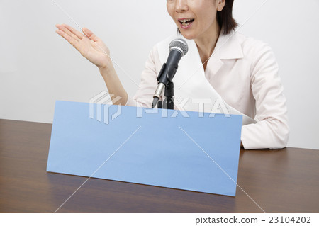 女候選人的政治廣播 女候選人的政治廣播 23104202