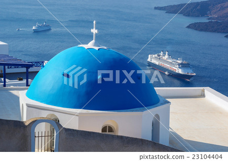 Santorini island in Greece Santorini island in Greece 23104404