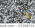 Oil Painting of a Kingfisher 23104514