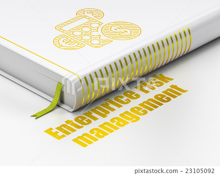 Finance concept: book Calculator, Enterprice Risk Finance concept: book Calculator, Enterprice Risk 23105092