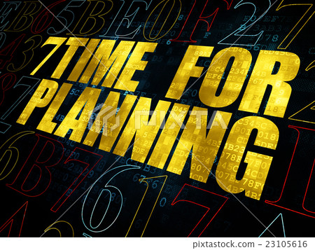 Time concept: Time for Planning on Digital 23105616