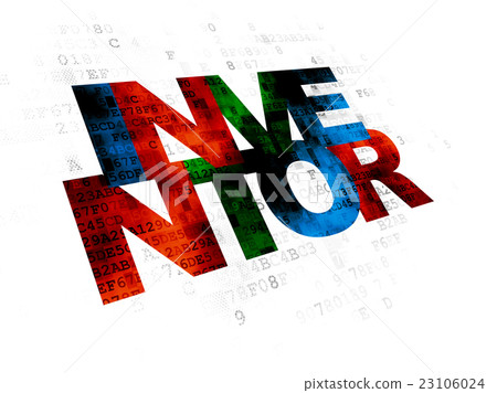 Science concept: Inventor on Digital background Science concept: Inventor on Digital background 23106024