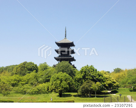 Brewery of fresh green Kokubunji 5-storied pagoda 23107291