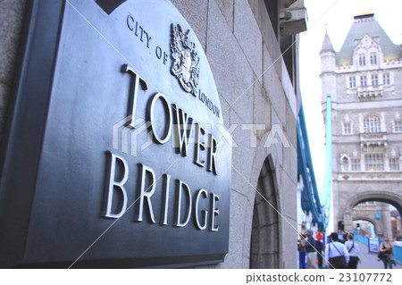 Tower bridge at dusk 23107772