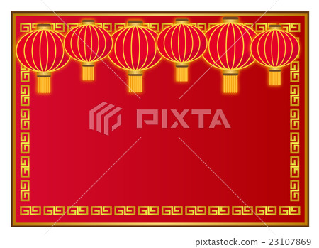 中國燈籠裝飾，中國式背景 23107869