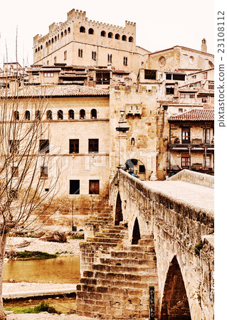 Valderrobres old town. Province of Teruel, Spain 23108112