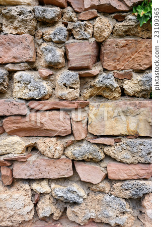 wall made of natural stone wall made of natural stone 23109365