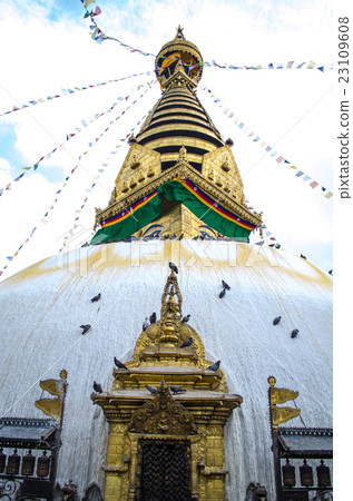 Stupa in the  Nepal 23109608