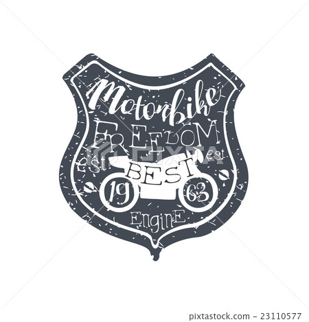 Motorbike Freedom Vintage Emblem 23110577